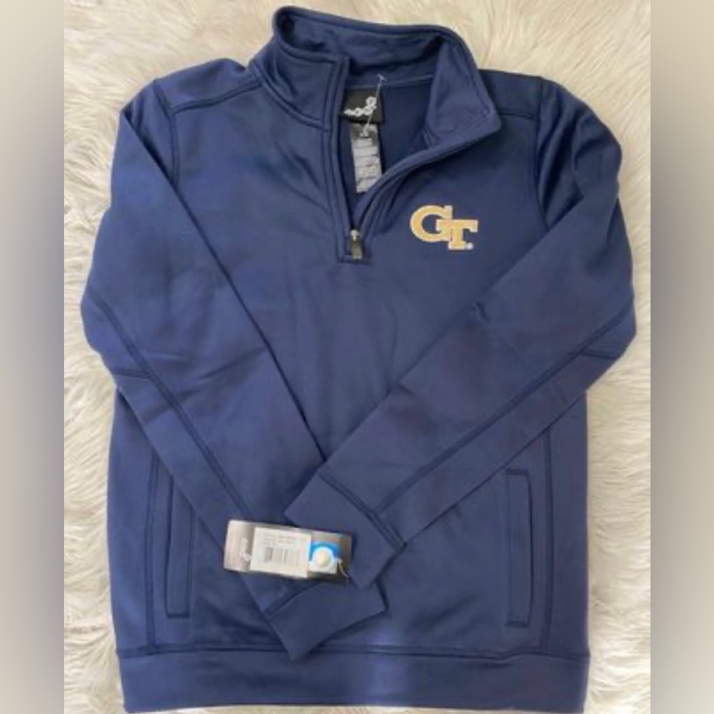 NEW with tags size youth medium (10/12) GT pullover.  Georgetown.